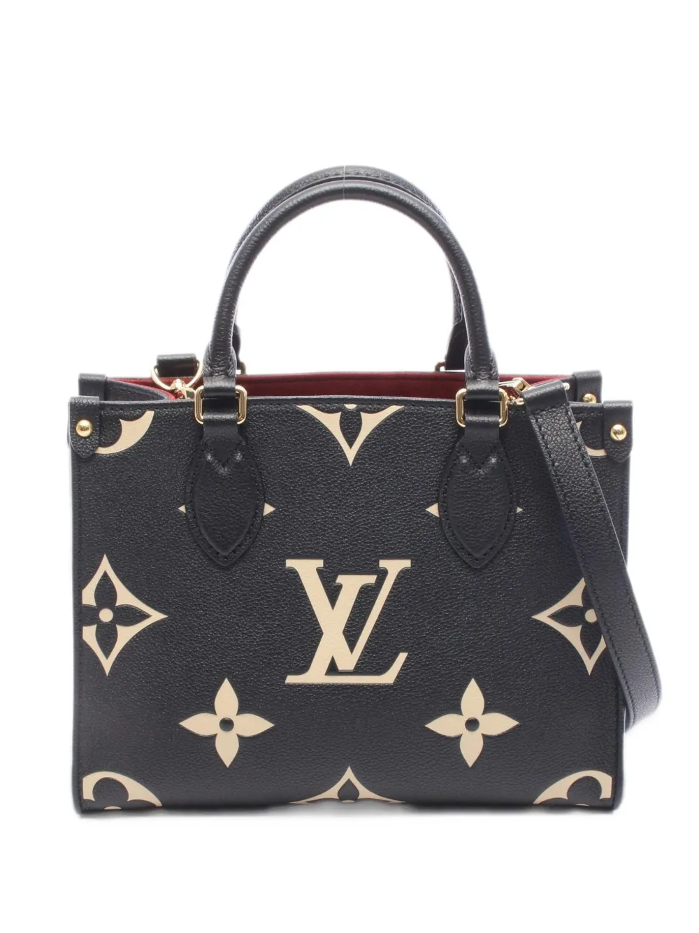 Louis Vuitton Pre-Owned 2021 PM On-the-Go Monogram Empreinte two-way handbag Zwart