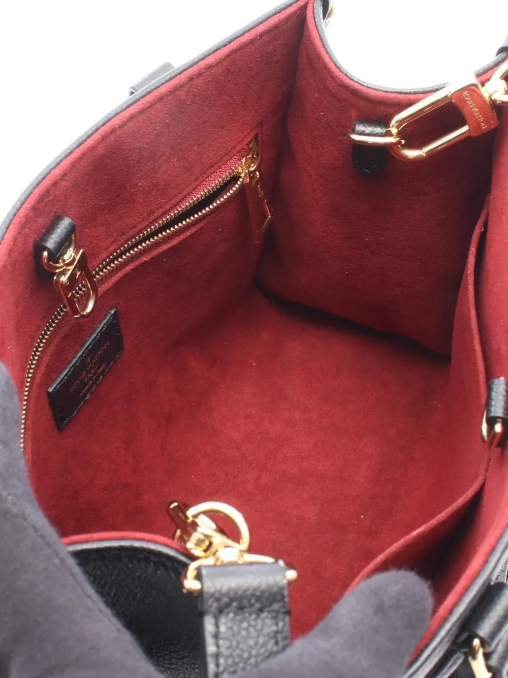 Louis Vuitton Pre-Owned 2021 PM On-the-Go Monogram Empreinte two-way handbag Zwart