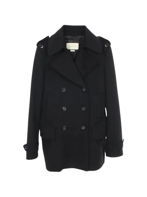 Gucci Pre-Owned 2000s double-breasted pea coat