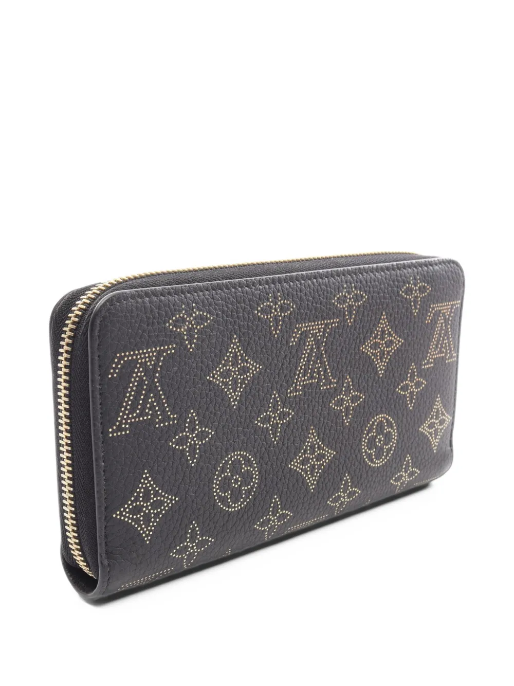 Louis Vuitton Pre-Owned 2021s Mahina Zippy monogram wallet - Black