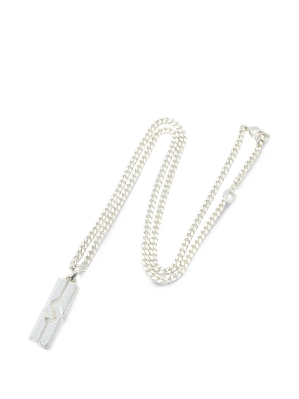 Gucci Pre-Owned 2010s Knot pendant necklace - Argento
