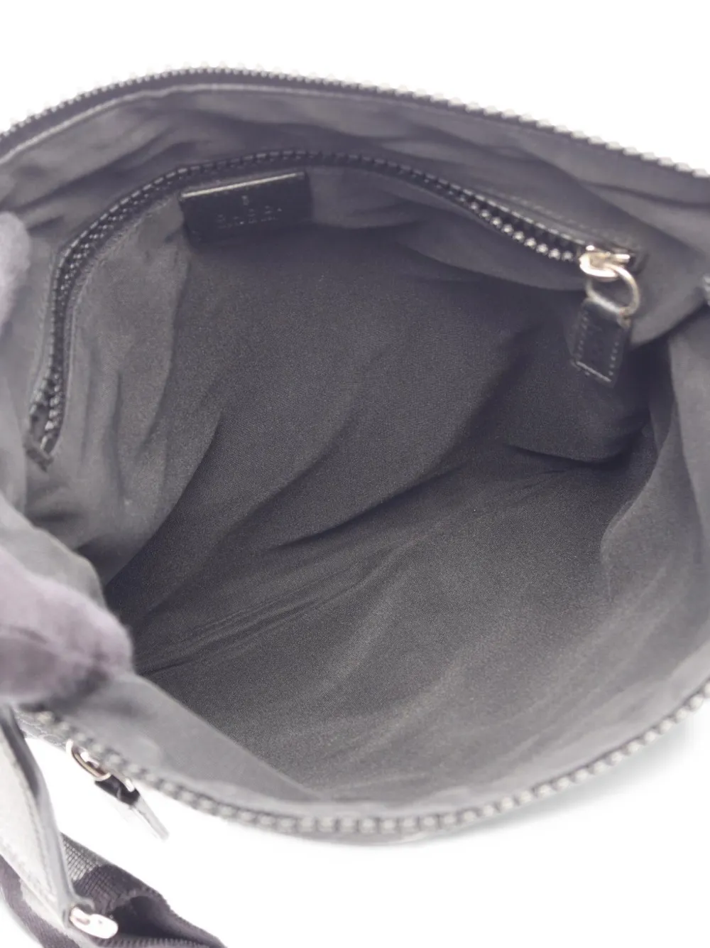 Gucci Pre-Owned 2010s Guccissima GG pattern cross body bag - Nero