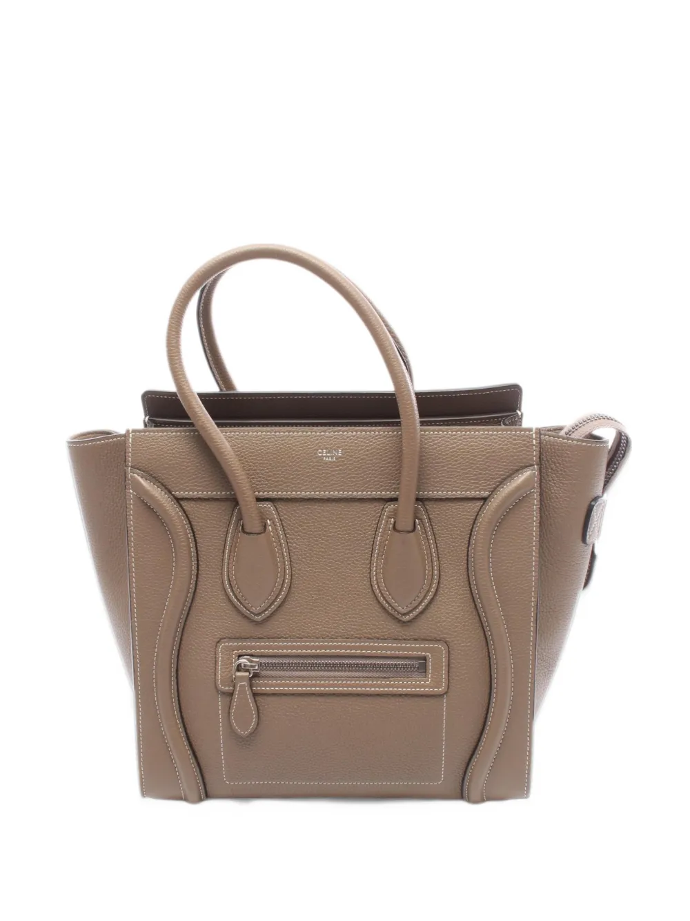 Celine Pre-Owned 2010s micro Luggage Tote handbag - Marrone
