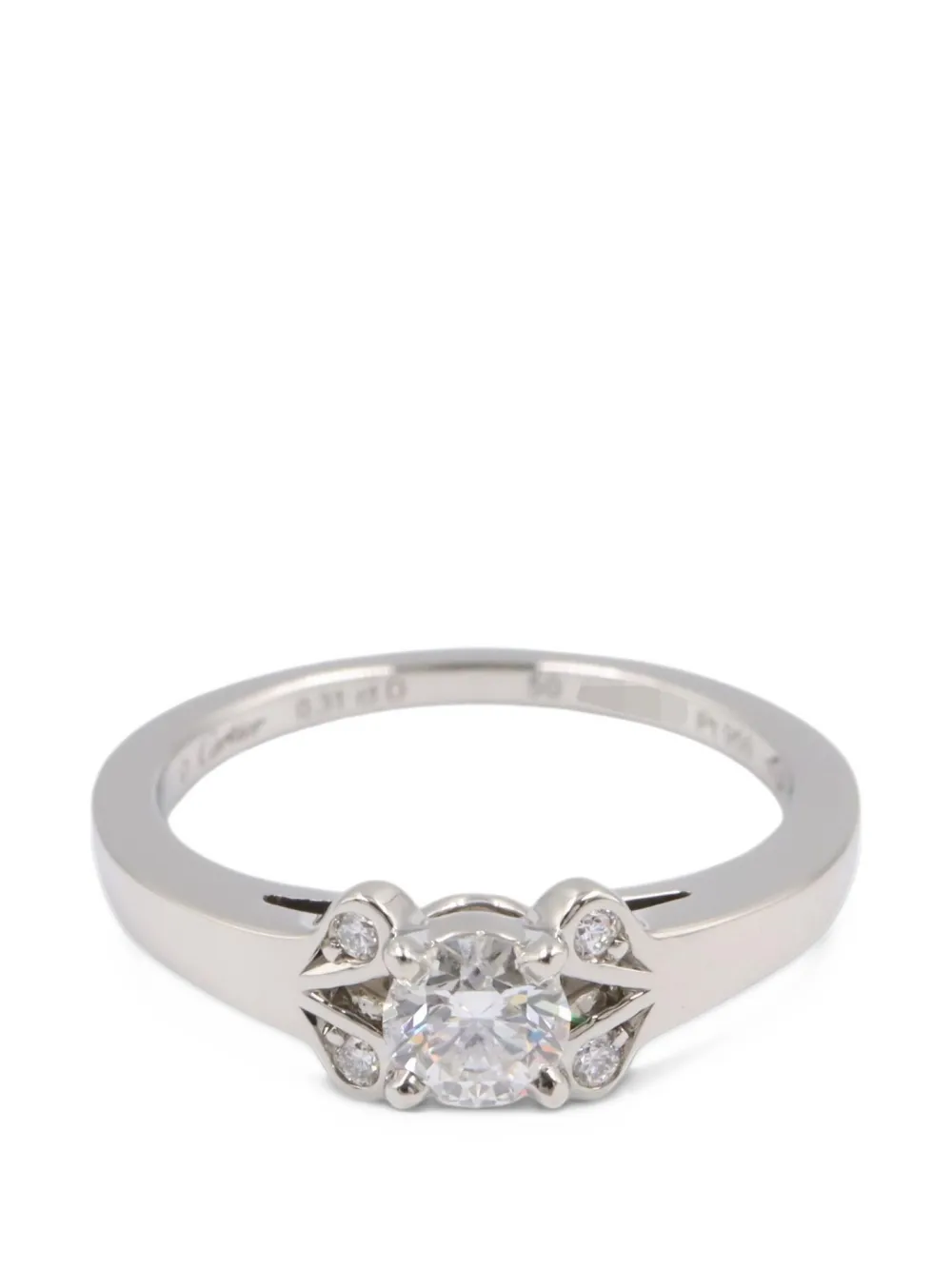 Cartier 2010s Ballerina solitaire ring - Argento