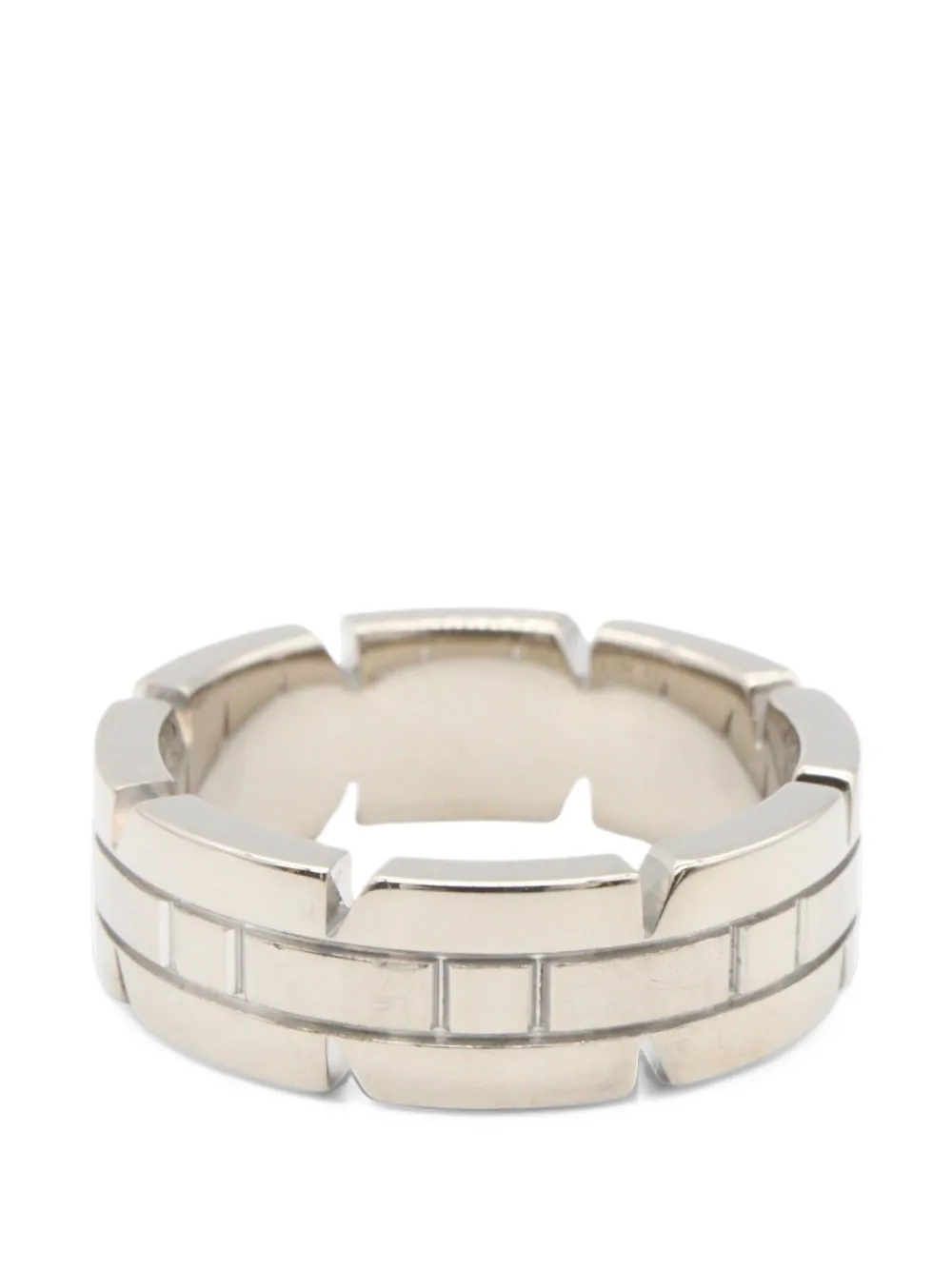 Cartier 2010s Tank Française ring - Argento