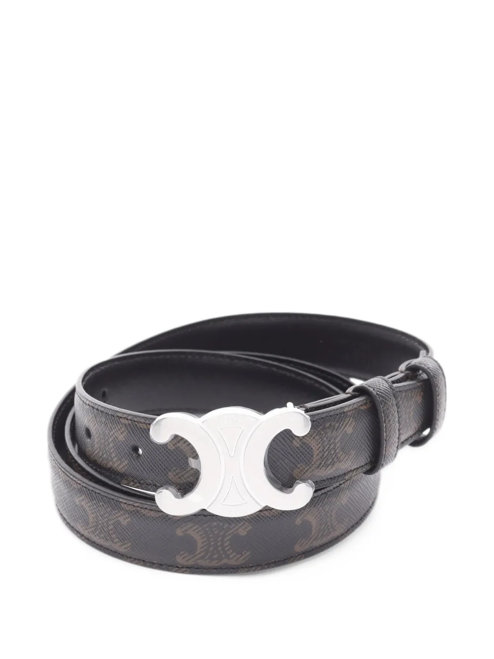 Celine Pre-Owned 2020s Triomphe belt - Marrone
