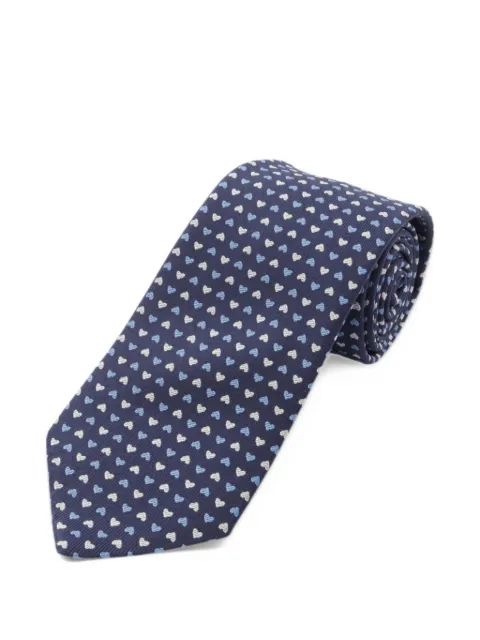 Hermès Pre-Owned Love-Love heart-pattern tie