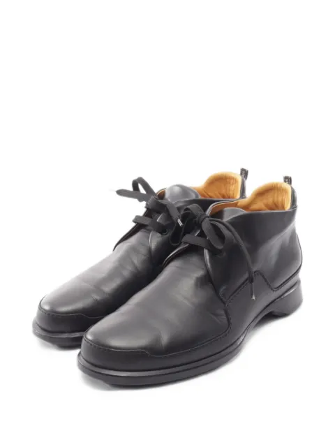 Hermès Pre-Owned 2000s leather lace-up boots