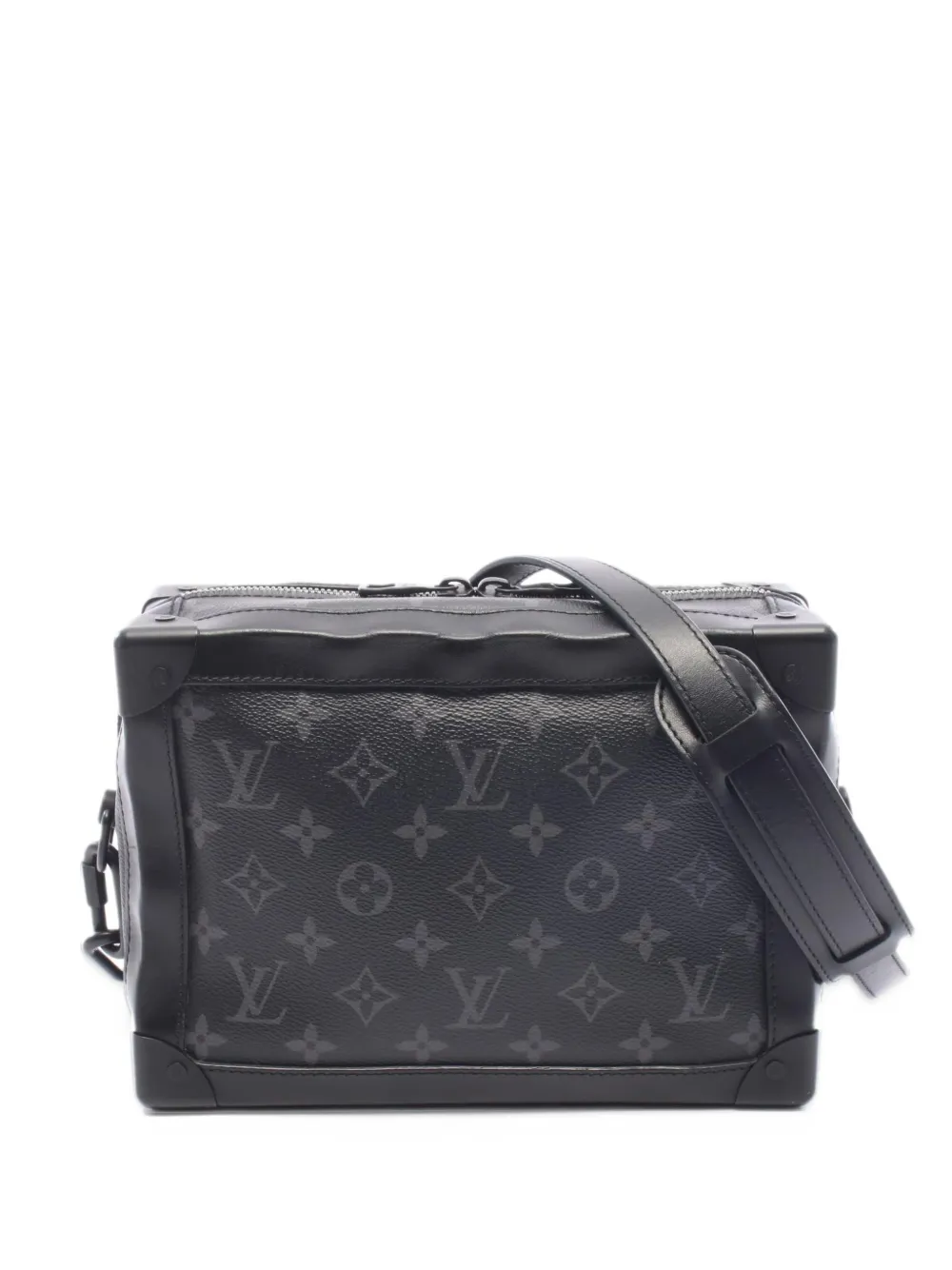 Louis Vuitton Pre-Owned 2019 Eclipse Soft Trunk monogram messenger bag - Black