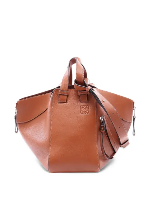 Loewe Pre-Owned 2000s small Hammock leather tote bag