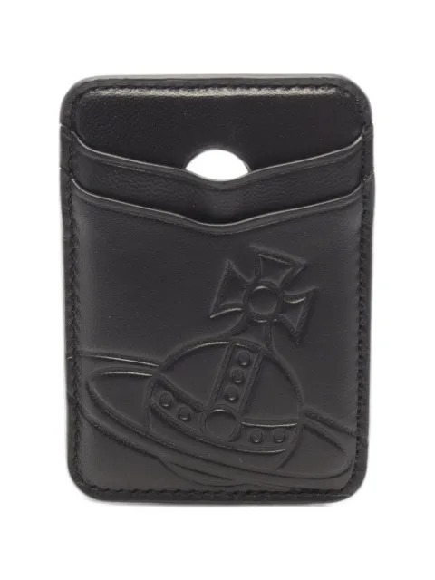 Vivienne Westwood Pre-Owned Orb-embossed magnetic card holder