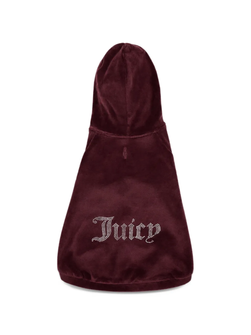 Juicy Couture Gothic Dia te velour pet hoodie Rood