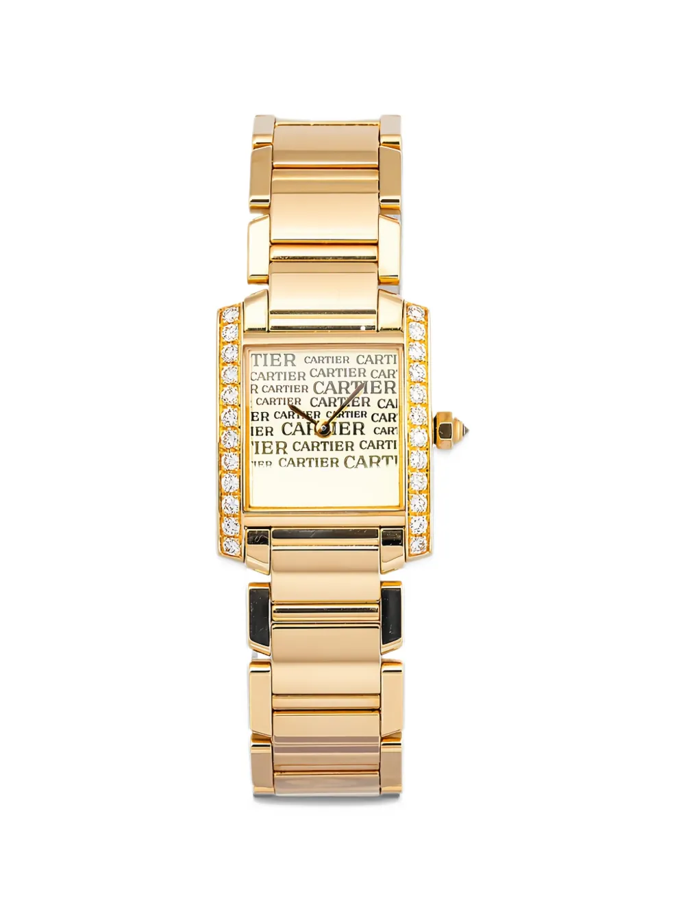Cartier Tank Française diamond 21mm watch - Oro