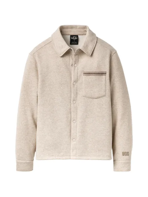 UGG Tasman braid-trim shirt jacket