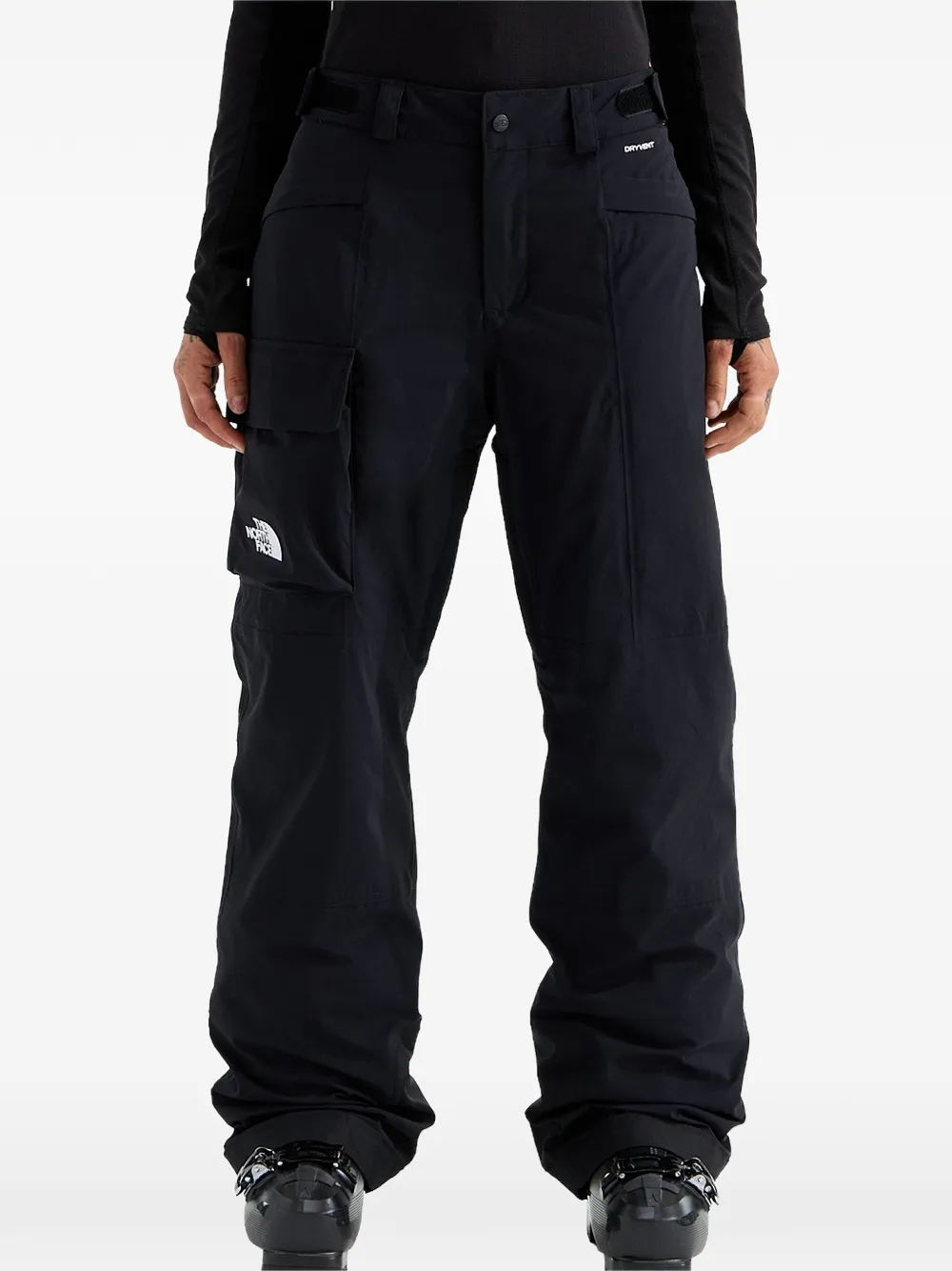 The North Face logo-detail ski pants Zwart