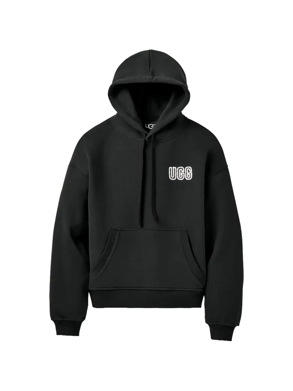 UGG logo-appliqué hoodie Zwart