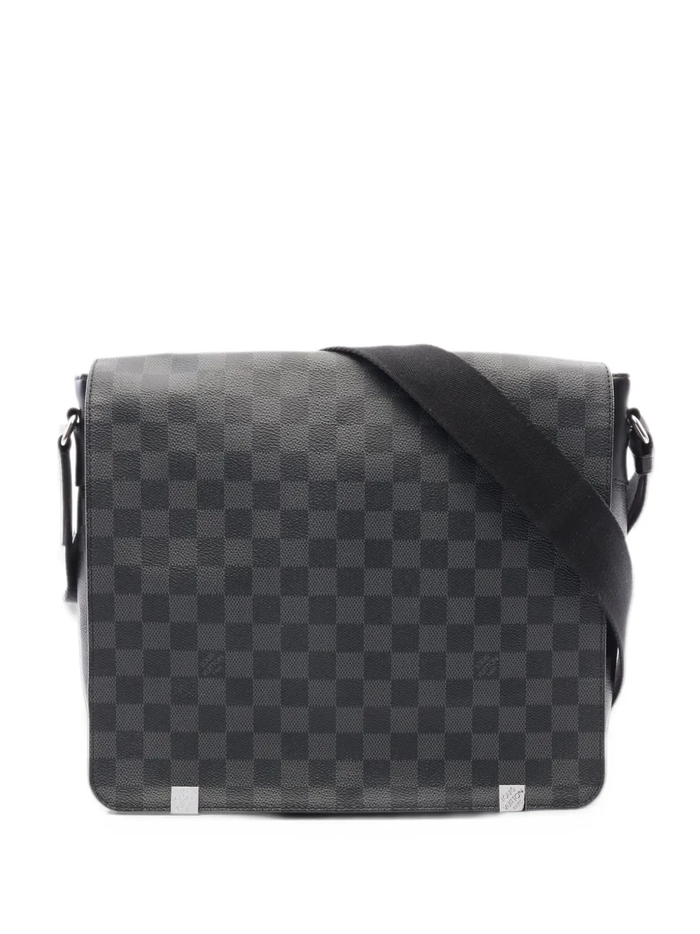 Louis Vuitton Pre-Owned 2017 MM District Damier Graphite shoulder bag - Nero