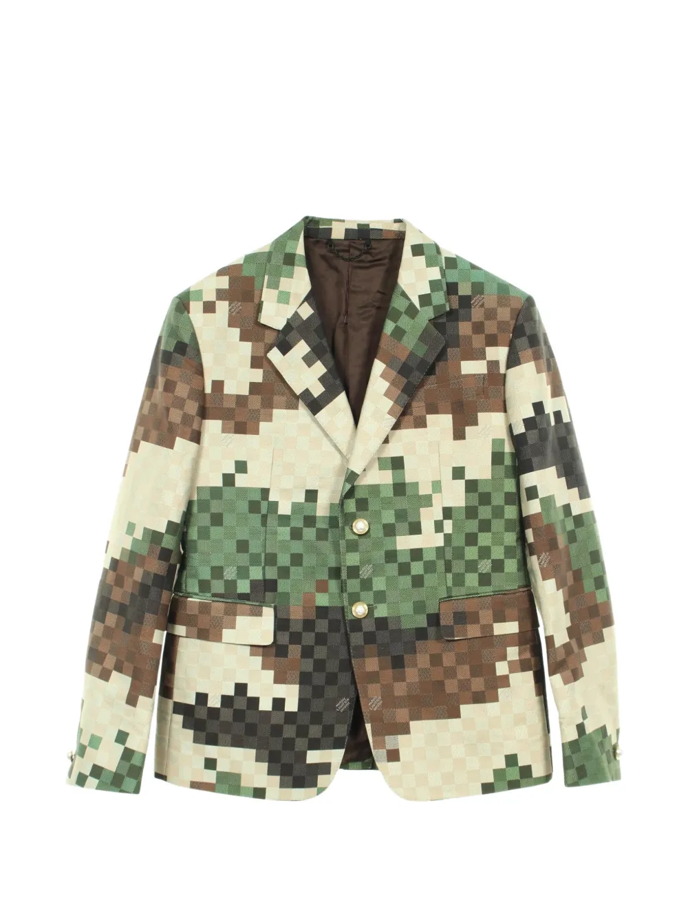 Louis Vuitton Pre-Owned 2010s Damouflage tailored blazer - Verde