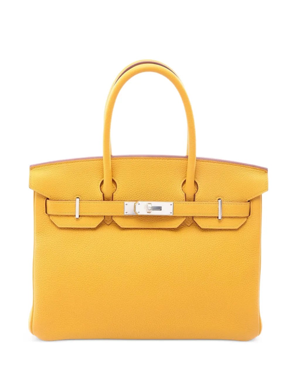 Hermès Pre-Owned 2018 30 Birkin tote bag - Giallo