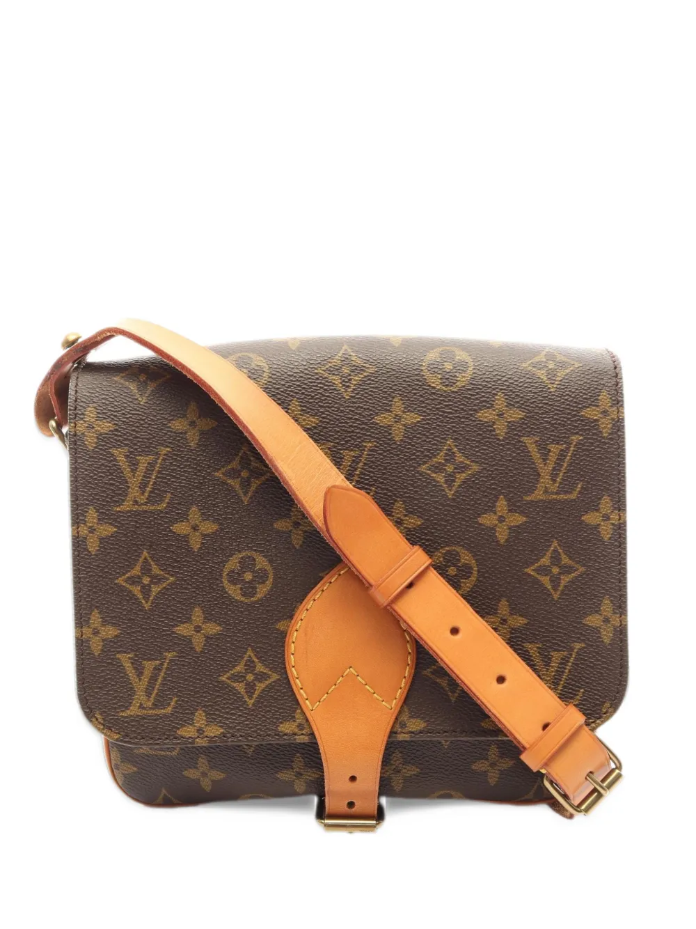 Louis Vuitton Pre-Owned 1990 MM Cartesier Monogram shoulder bag - Brown