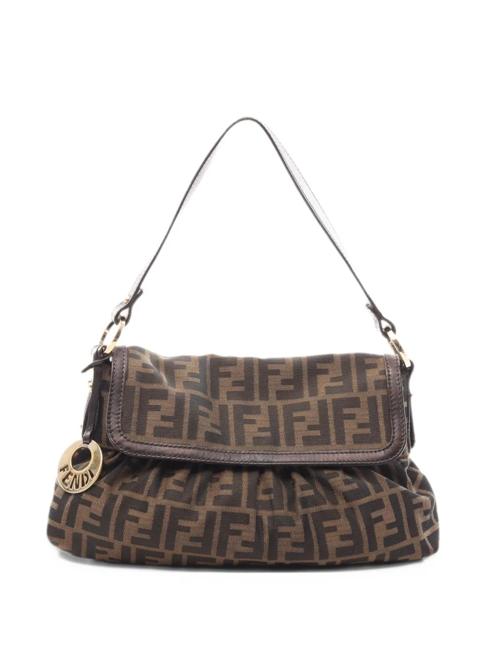 Fendi Pre-Owned 2000s Zucca shoulder bag - Brown