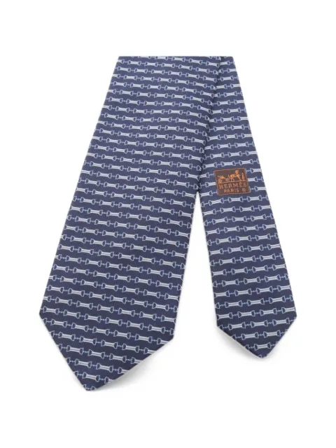 Hermès Pre-Owned 2010s all-over pattern tie