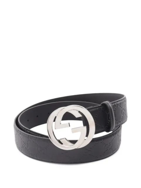 Gucci Pre-Owned 2010s Interlocking G Gucci Signature belt