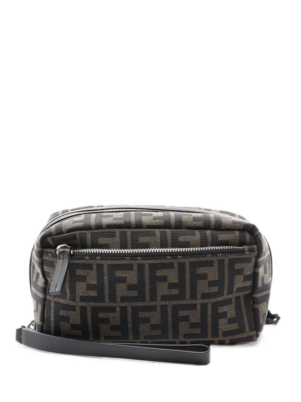 Fendi Pre-Owned 2020s Zucca clutch bag - Black