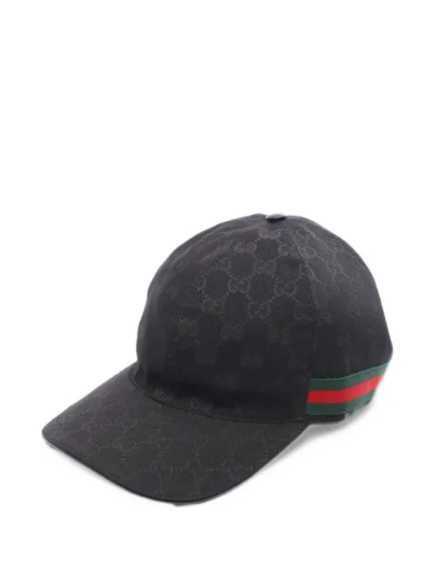 Gucci Pre-Owned 2020s GG-canvas Web-stripe cap