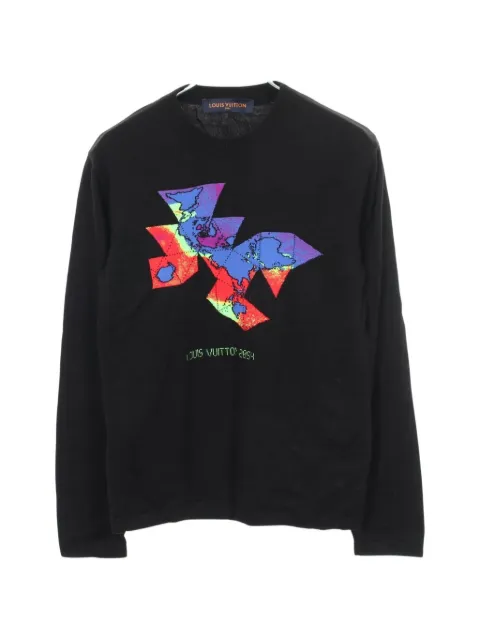 Louis Vuitton Pre-Owned 2000s intarsia knit sweater