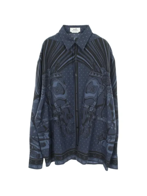 Hermès Pre-Owned 2010s Cheval Punk Bandana shirt