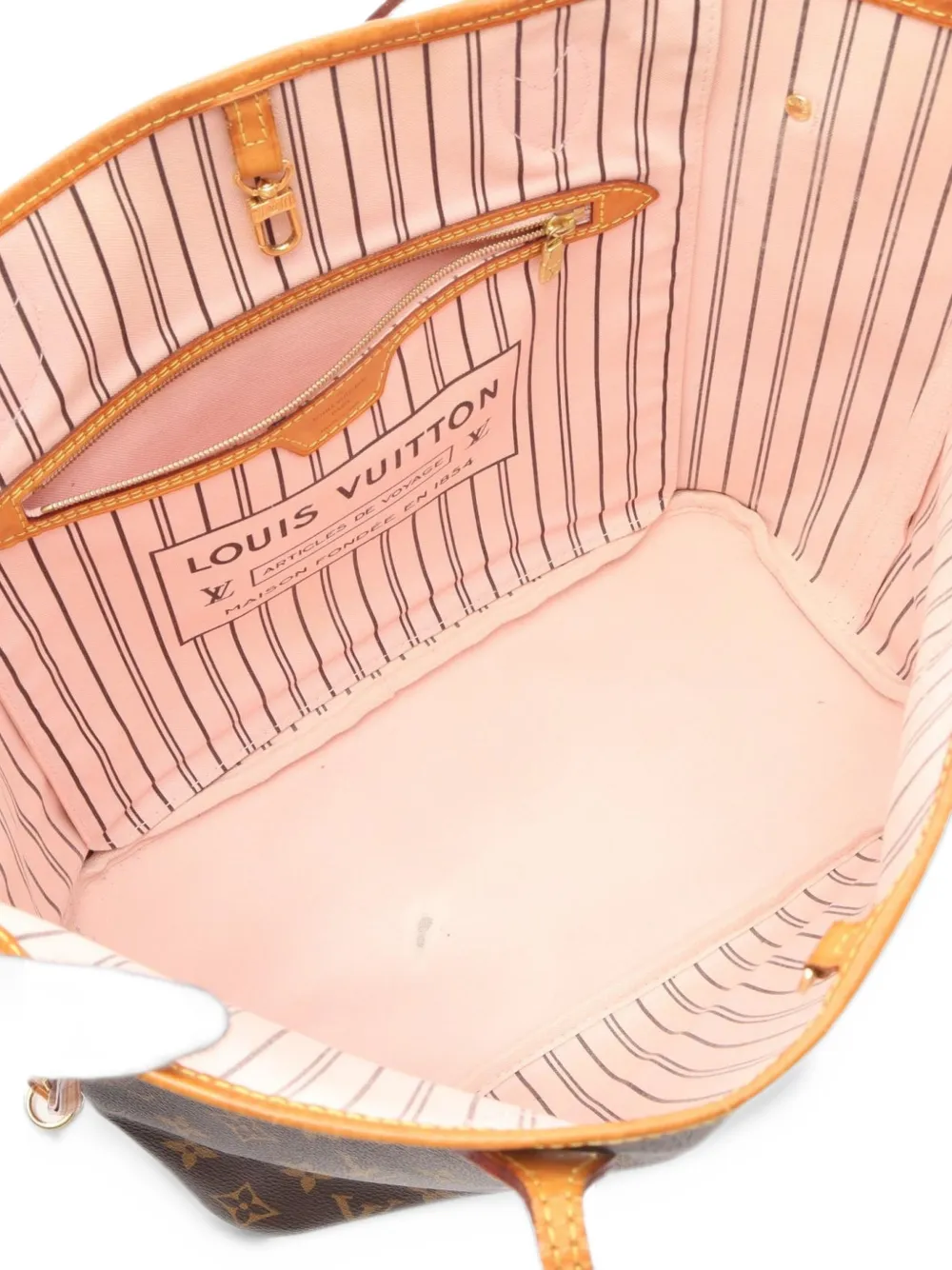 Louis Vuitton Pre-Owned 2015 MM Neverfull Monogram-pattern tote bag Bruin