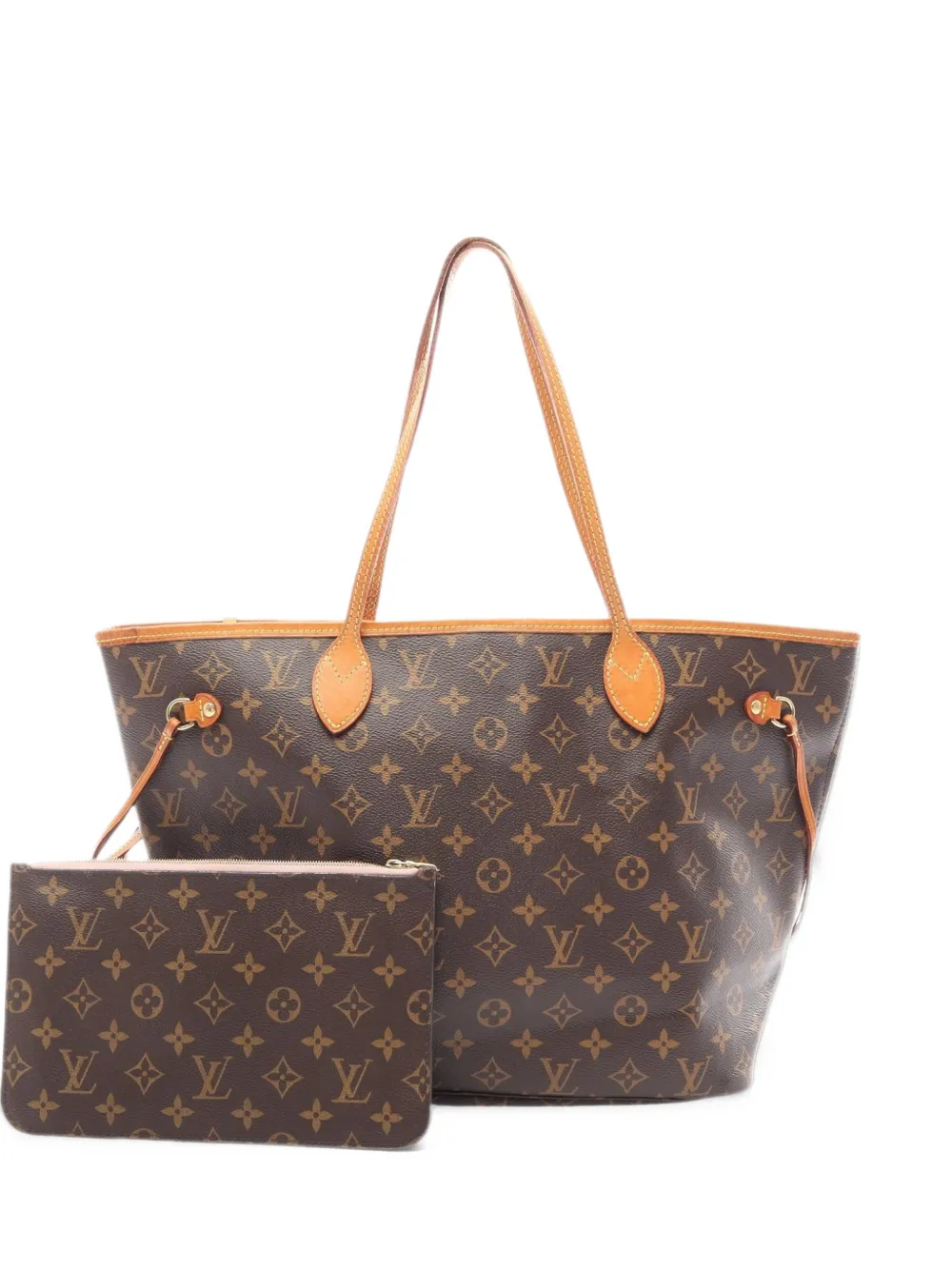 Louis Vuitton Pre-Owned 2015 MM Neverfull Monogram-pattern tote bag Bruin