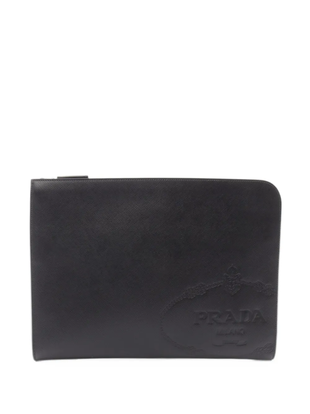 Prada Pre-Owned 2000s Saffiano Travel clutch bag - Nero