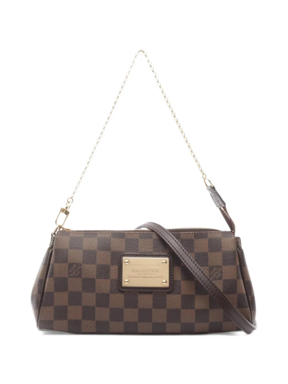 Louis Vuitton Pre-Owned 2008 Damier Ebène Eva handbag - Marrone
