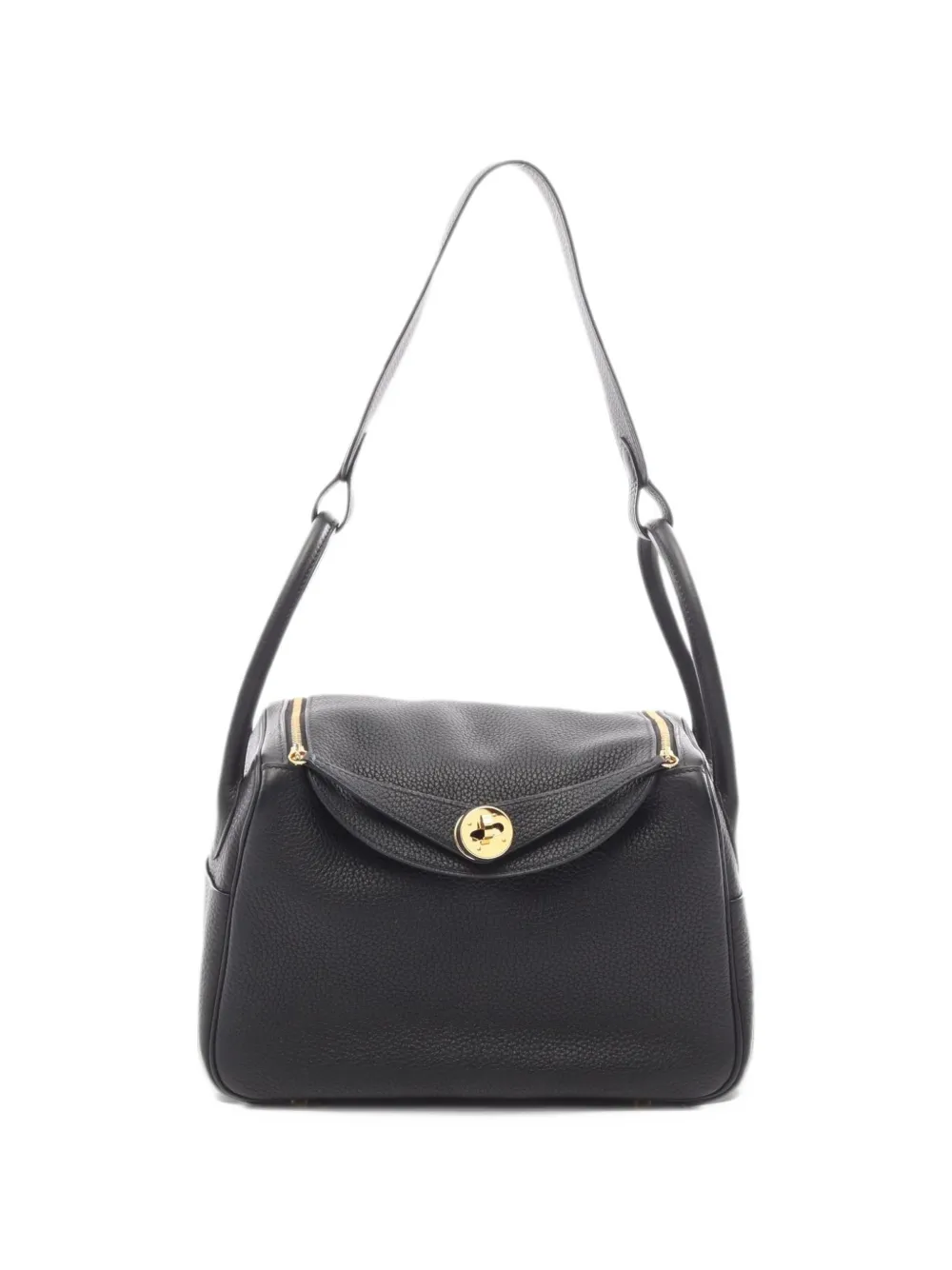 Hermès Pre-Owned 2019 26 Lindy Clemence shoulder bag - Nero