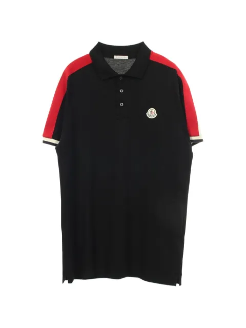 Moncler 2010s stripe-detail polo shirt
