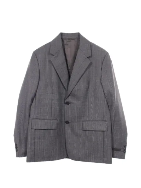 Prada Pre-Owned plaid tailored blazer