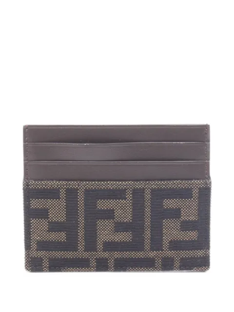 Fendi Pre-Owned 2020s FF jacquard card case