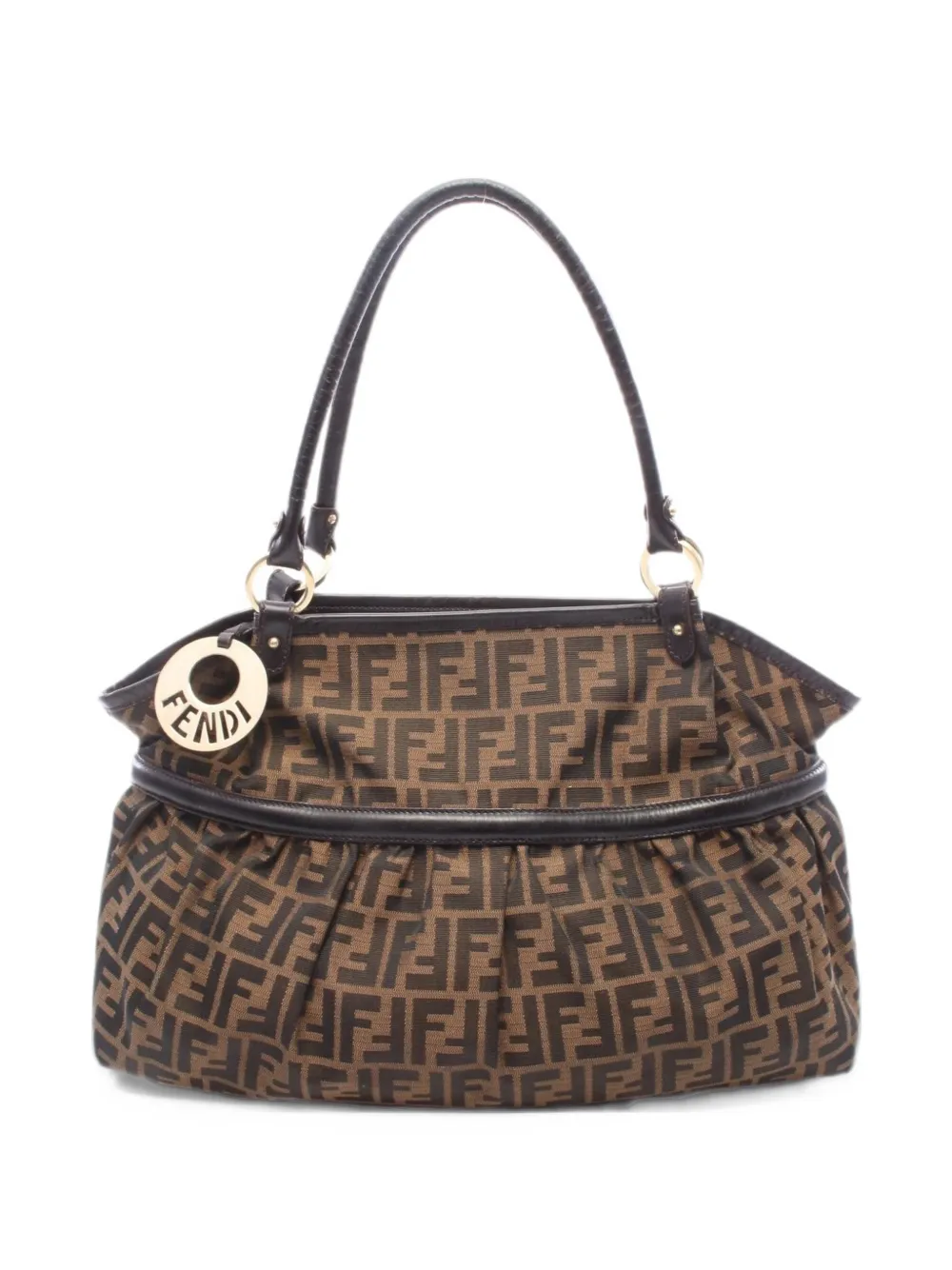 Fendi Pre-Owned 2000s Zucca shoulder bag - Brown