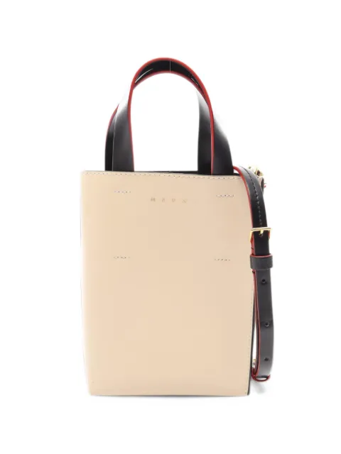 Marni Pre-Owned 2000s nano Museo leather tote bag