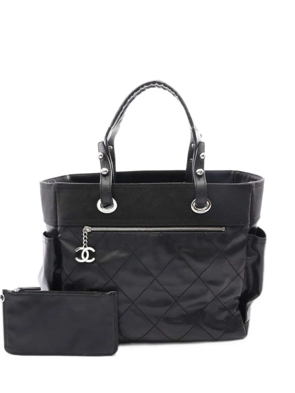CHANEL Pre-Owned 2010-2011 GM Paris Biarritz tote bag Zwart