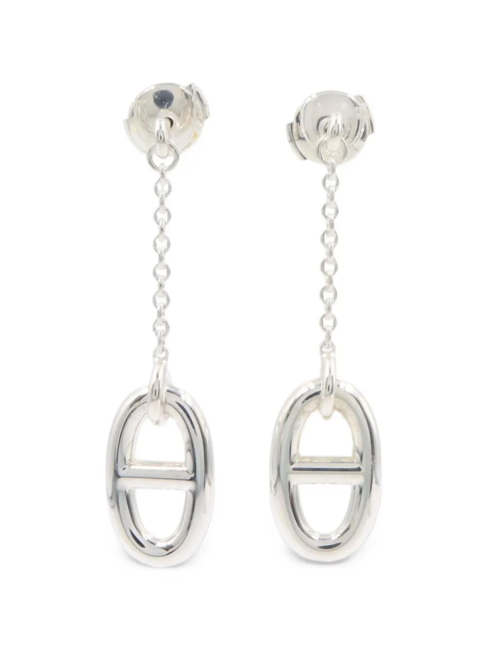 Hermès Pre-Owned 2010s Chaîne d'Ancre earrings - Argento