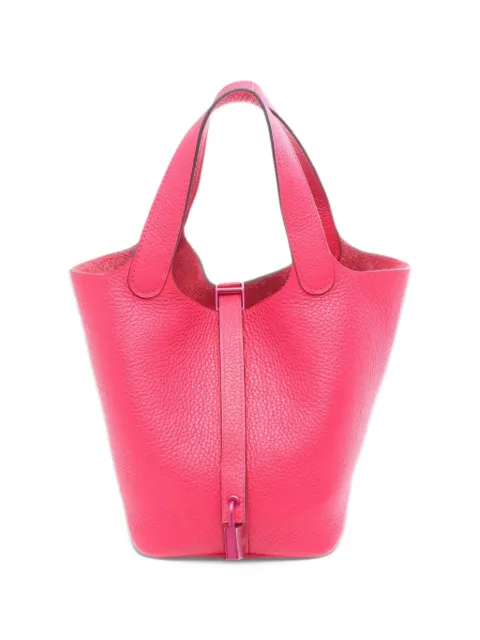 Hermès Pre-Owned 2023 PM Picotin Lock leather tote bag