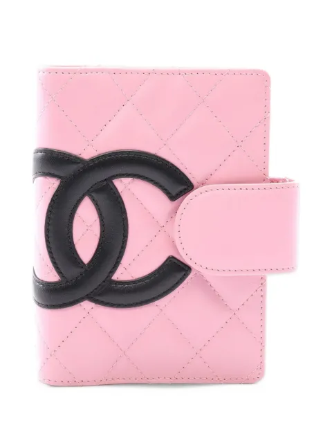 CHANEL Pre-Owned 2004-2005 Cambon line notebook cover