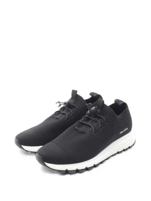 Prada Pre-Owned 2010 knitted low-top sneakers