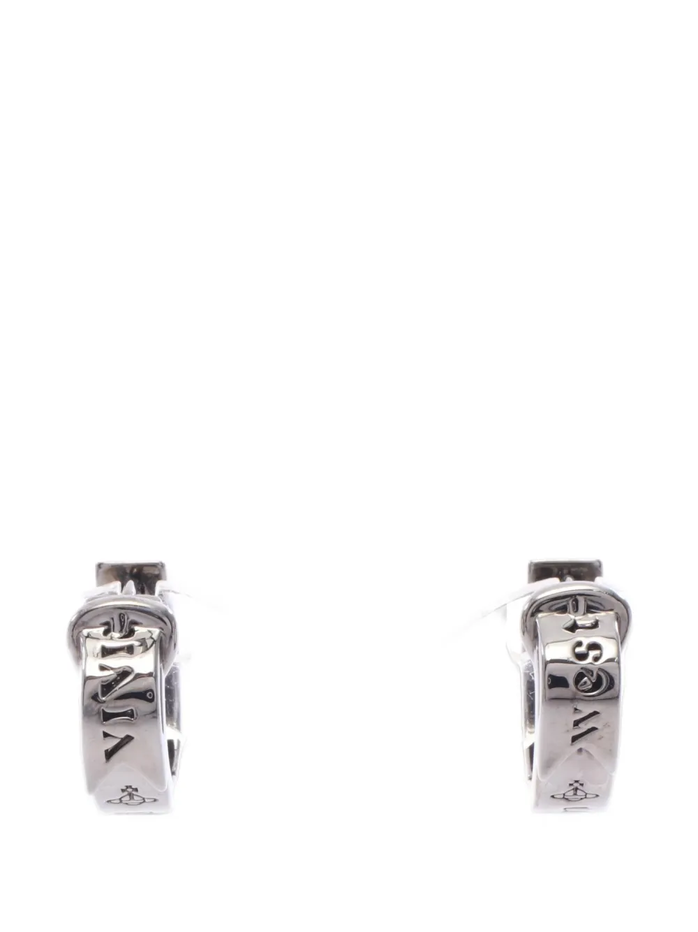 Vivienne Westwood Pre-Owned 2020s Bobby hoop earrings - Argento