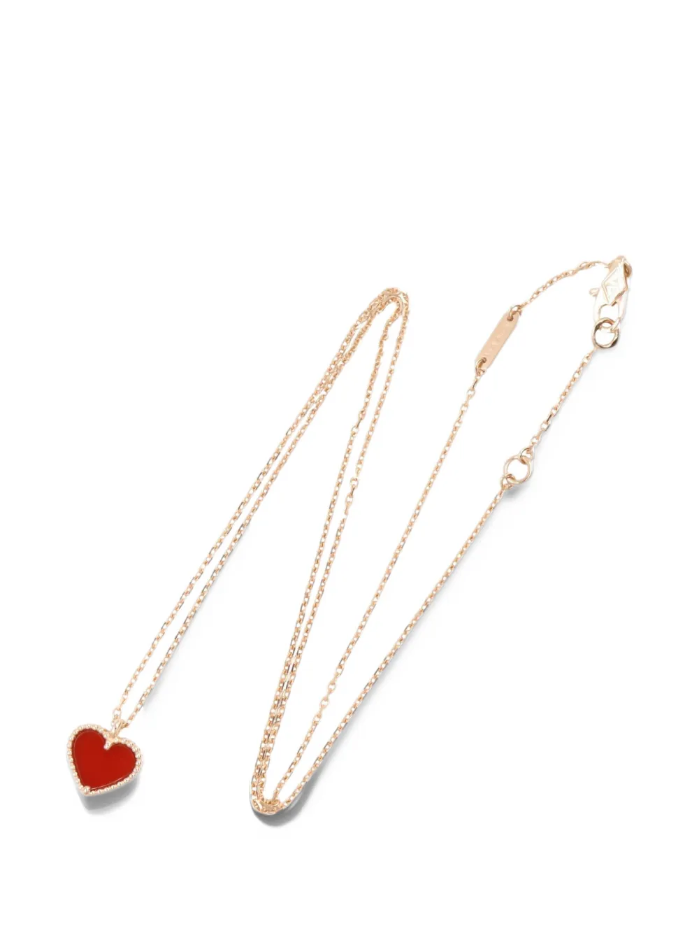 Van Cleef & Arpels Pre-Owned 2010s Sweet Alhambra carnelian necklace - Oro