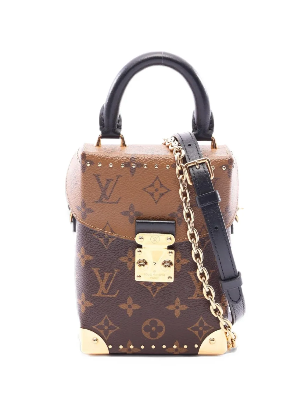 Louis Vuitton Pre-Owned 2021 Camera Box two-way Mini Bag | Brown | FARFETCH