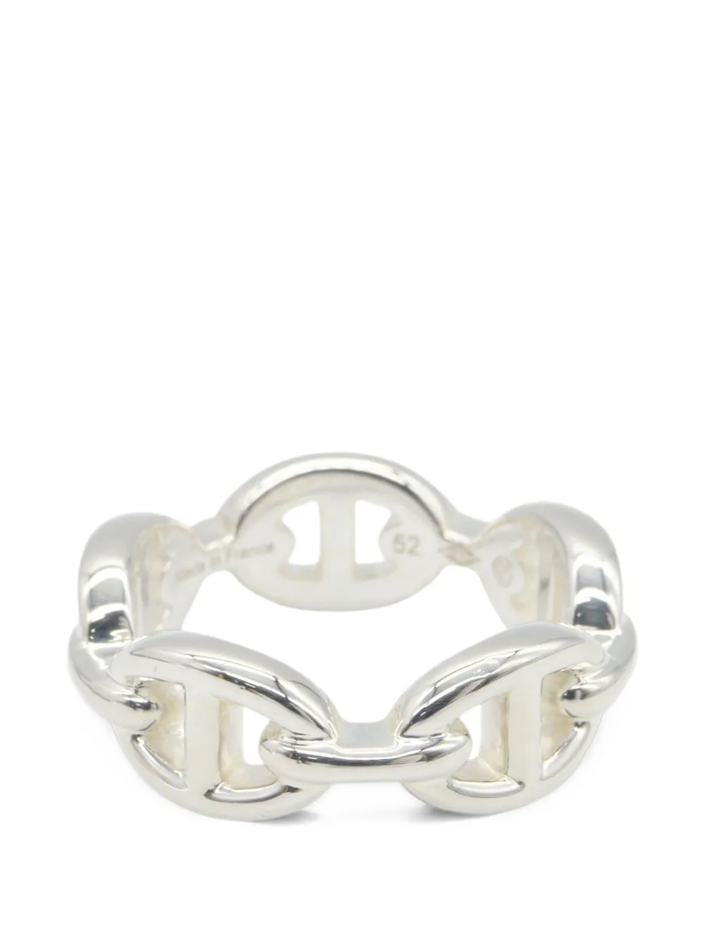 Hermès Pre-Owned 2010s Chaine d'Ancre Enchainée ring - Argento